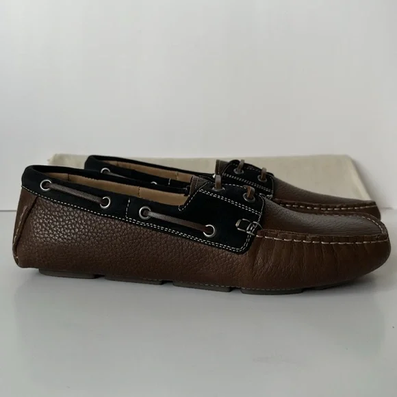 Zara Men's Brown and Black Loafers